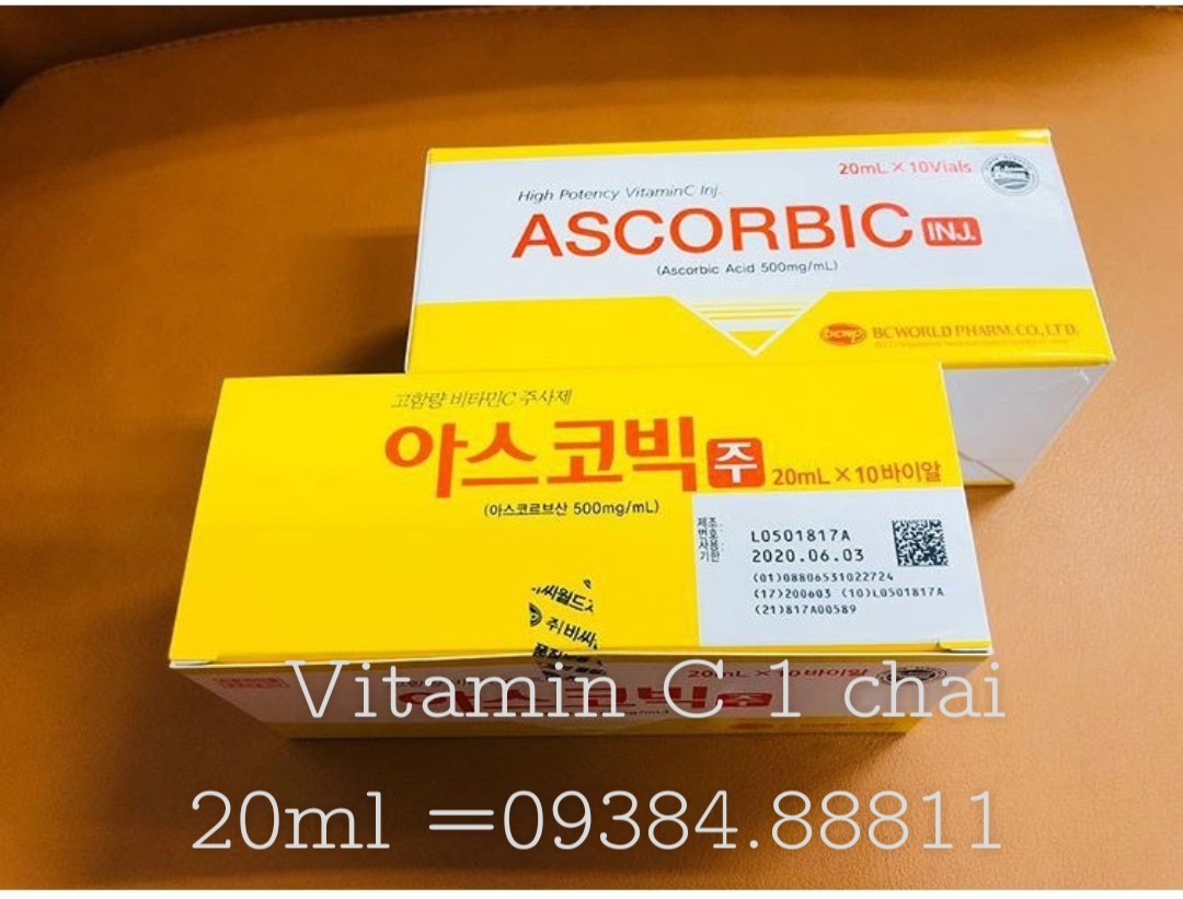 Tiêm vitamin C từ Hàn Quốc Axit ascoricic